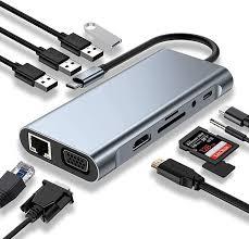 11IN1 USB-C HDMI+USB3.0*3+RJ45(1000 M)