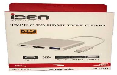 IDEA TYPE- C转HDMI+USB+TYPE-C 4K