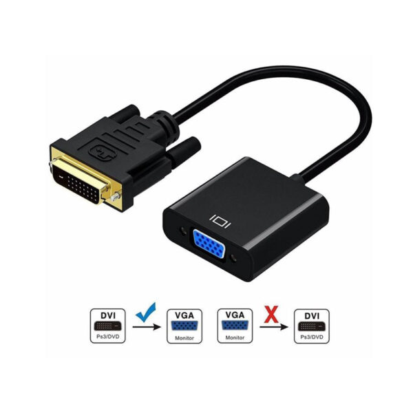 تبدیل DVI 24+1 به VGA اکتیو بافو مدل BF-3365