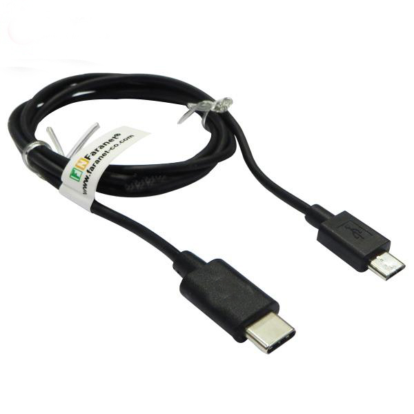 کابل USB 2.0 Ttpe C به میکرو Micro B به طول 1 متر فرانت مدل FN-UCCMB10