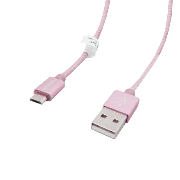 کابل USB2.0 به Micro B کانکتور فلزی و شارژ سریع 1.2 متر فرانت مدل FN-U2MB12